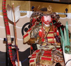 スポット展示「五月人形」より　武者人形飾り　京都　大正14年 