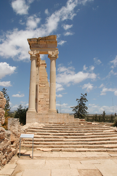 キプロス・クリオン遺跡のアポロ神殿　ローマ時代